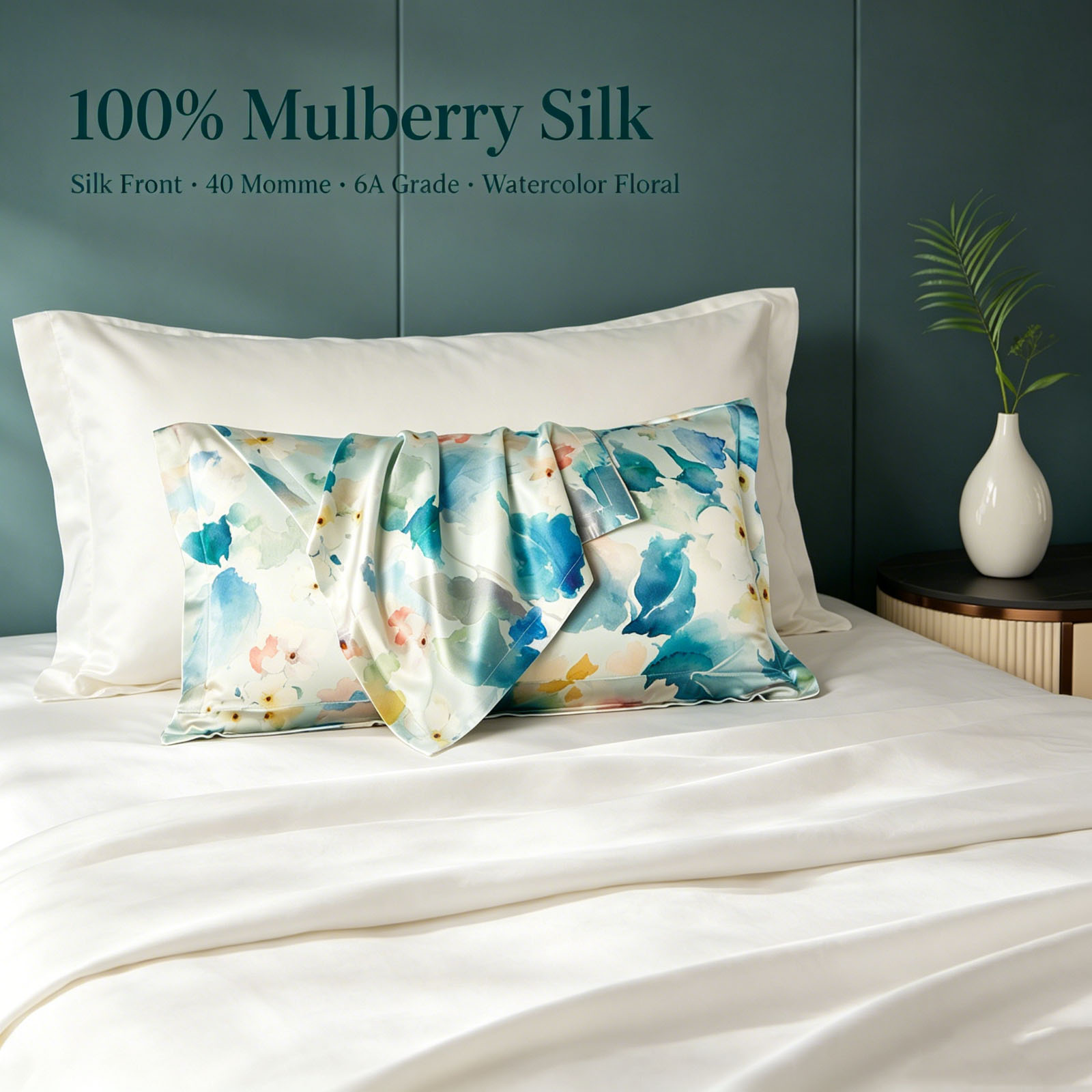 Skincare Queen - Mulberry Silk Front Pillowcase 40 Momme