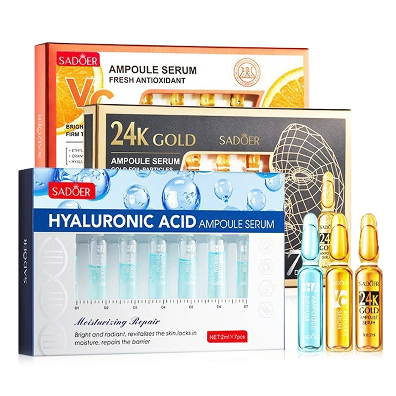 Skincare Bioaqua - 7pcs/Kit SADOER Ampoule Vitamin C 24K