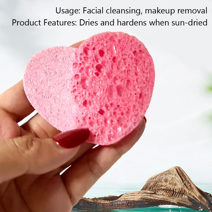 5Pcs Cellulose Face Sponges Co - Skincare Exfoliating ulasan dan harga