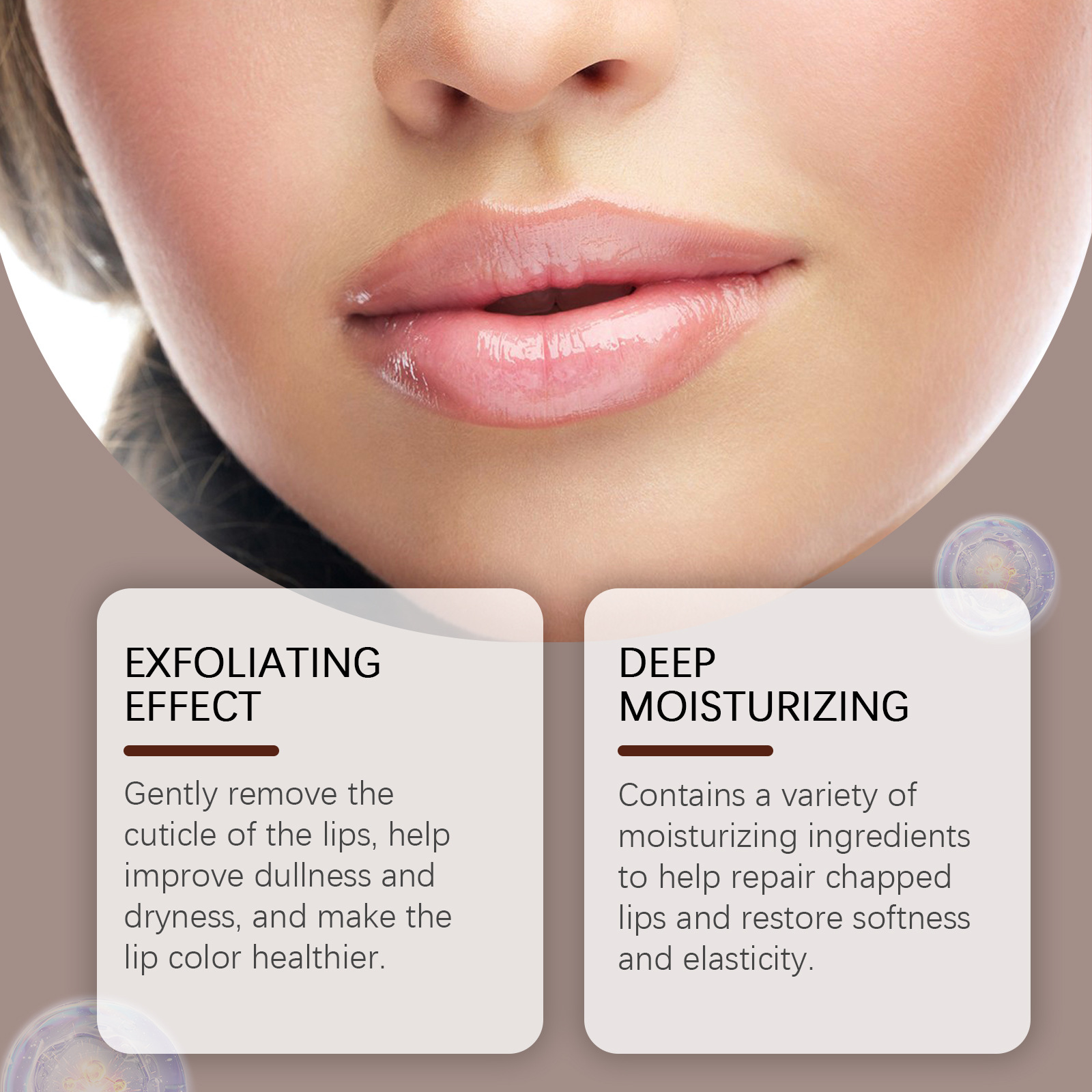 Coconut Sugar Lip Scrub Natura - Skincare Exfoliating ulasan dan harga