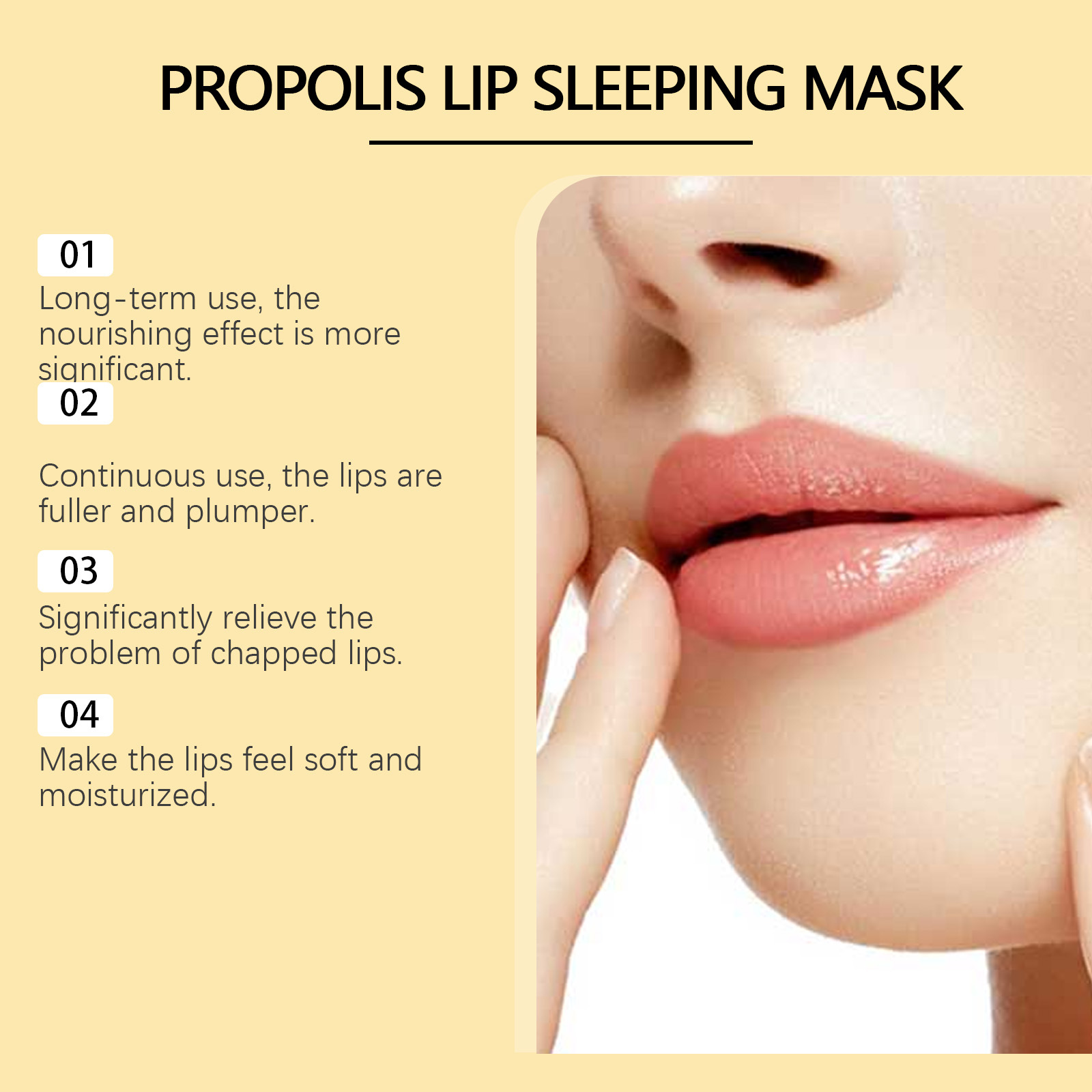 EELHOE Propolis Night Lip Mask - Skincare Exfoliating ulasan dan harga