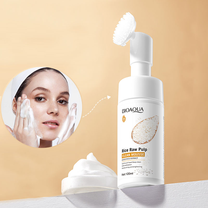 120ml BIOAOUA rice puree clean - Skincare Bioaqua ulasan dan harga