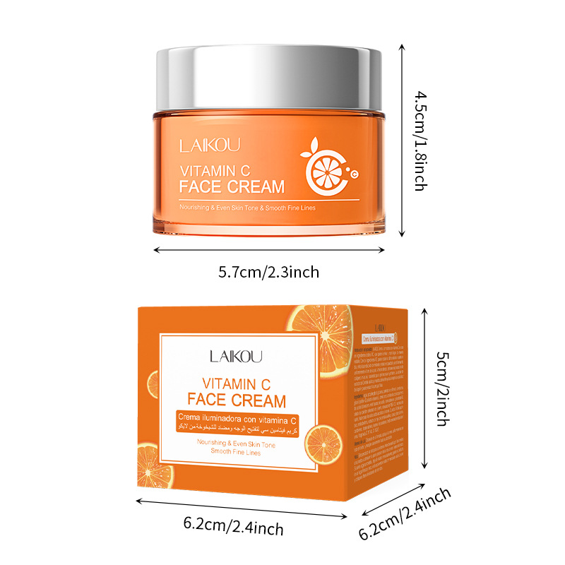 LAIKOU Vitamin C Facial Cream  - Skincare Vitamin C ulasan dan harga