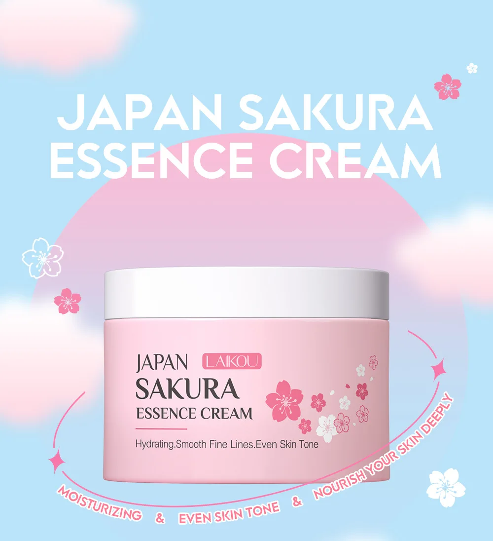 LAIKOU Japan Sakura Essence Cr - Skincare Vitamin C ulasan dan harga