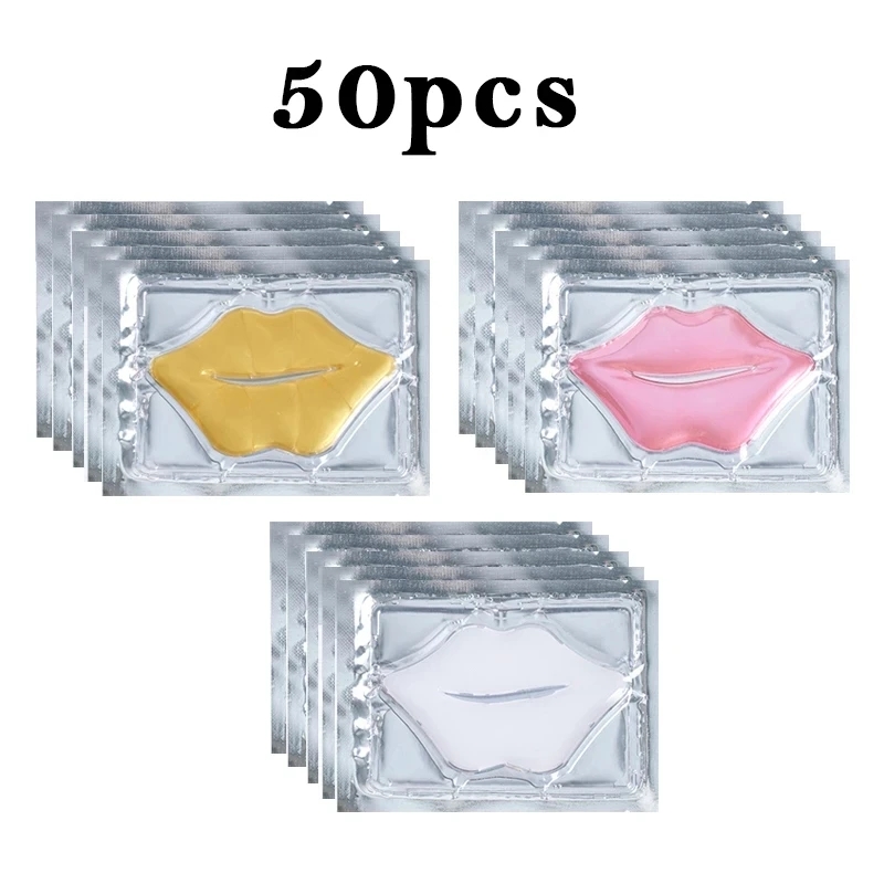 50pcs Collagen Lip Mask Moistu - Skincare Indonesia ulasan dan harga