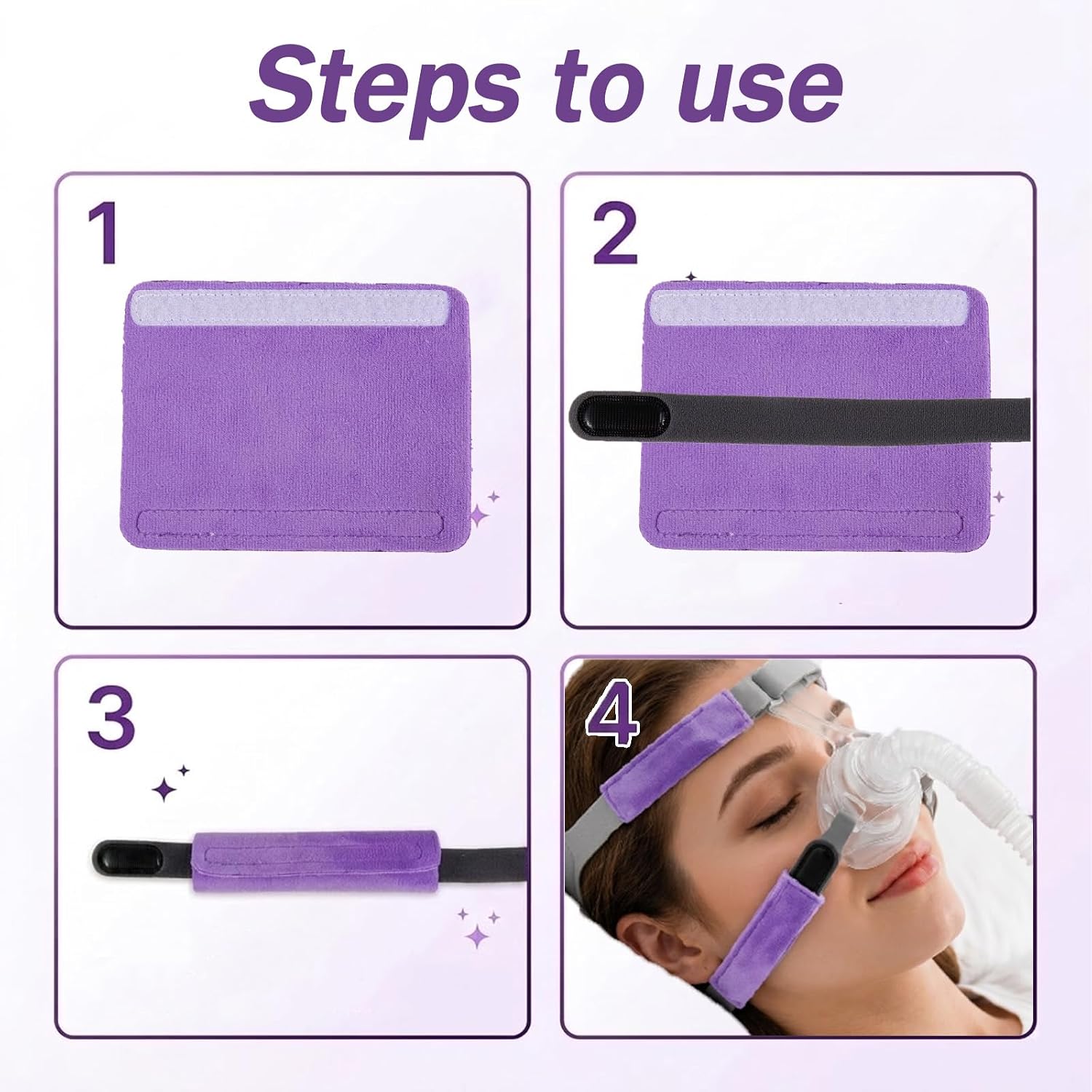 2/4pcs CPAP Strap Covers Soft  - Skincare Indonesia ulasan dan harga