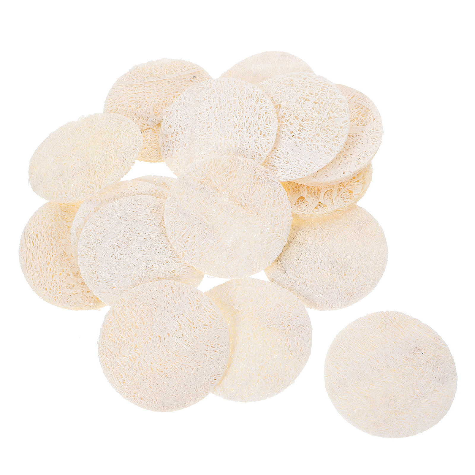 30Pcs Natural Loofah Facial Ex - Skincare Exfoliating ulasan dan harga