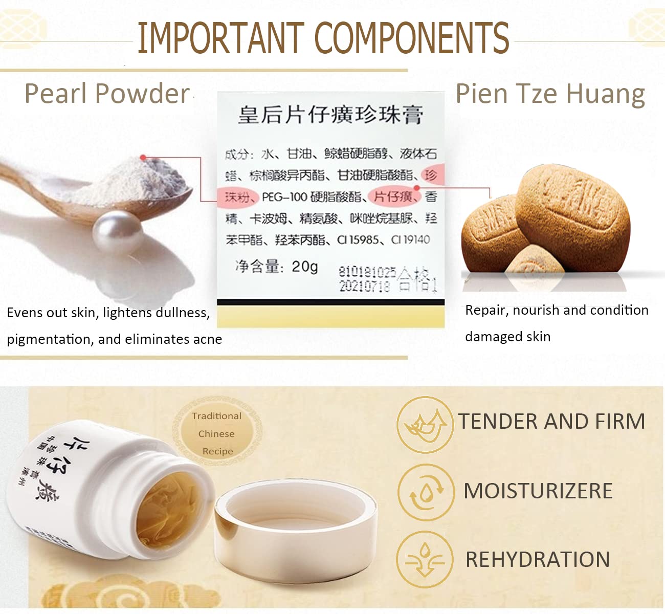 Pien Tze Huang Queen Brand Pea - Skincare Queen ulasan dan harga
