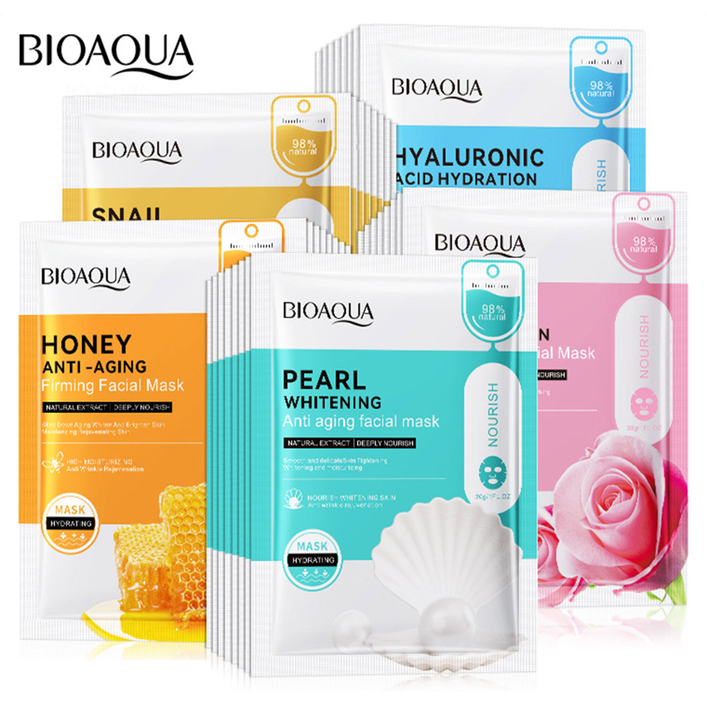 20pcs BIOAQUA Snail Hyaluronic - Skincare Bioaqua ulasan dan harga