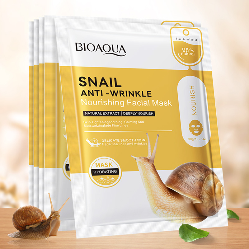 20pcs BIOAQUA Snail Hyaluronic - Skincare Bioaqua ulasan dan harga