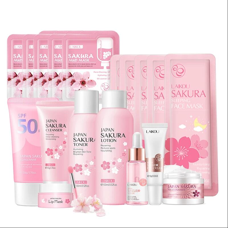 Japan Sakura Facial Cleaner Ko - Skincare Exfoliating ulasan dan harga