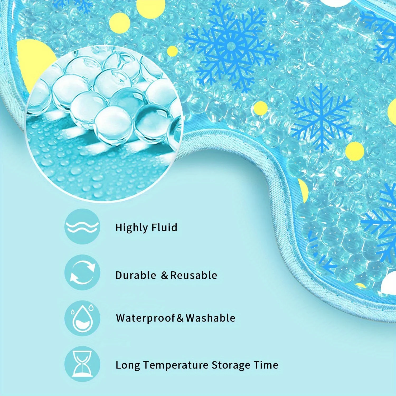 Cooling Eye Mask with Gel Bead - Skincare Indonesia ulasan dan harga